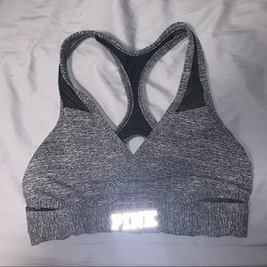 Gray Victoria’s Secret PINK Ultimate sports bra